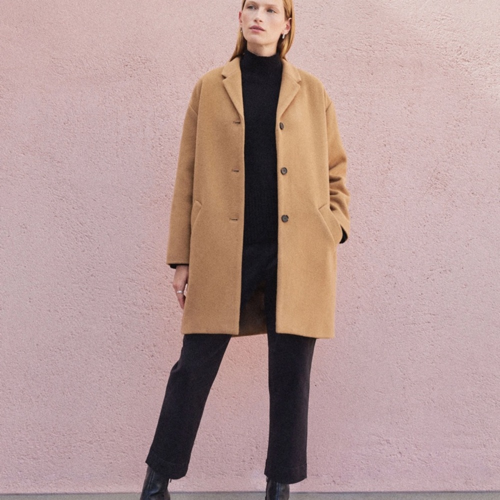 Everlane- The ReWool Oversized Cocoon Coat